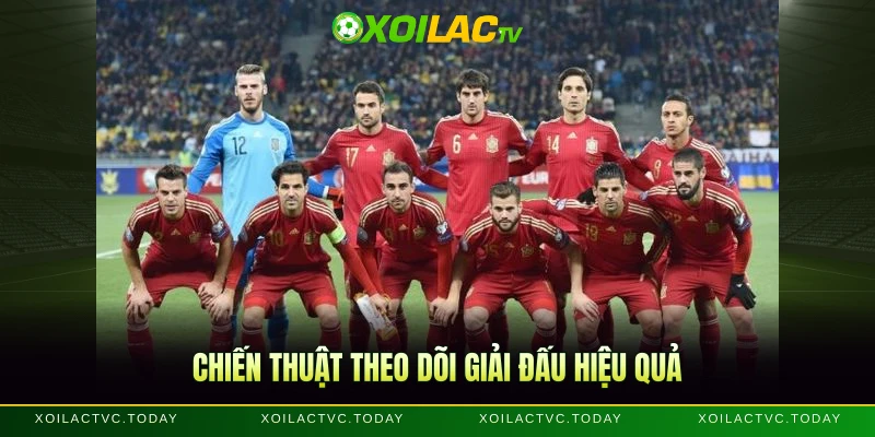 Chiến thuật theo dõi giải đấu hiệu quả