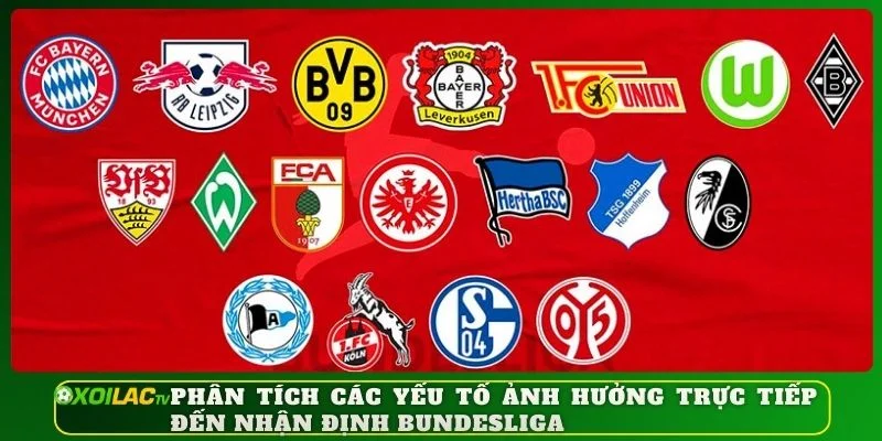 Các yếu tố ảnh hưởng trực tiếp đến nhận định Bundesliga
