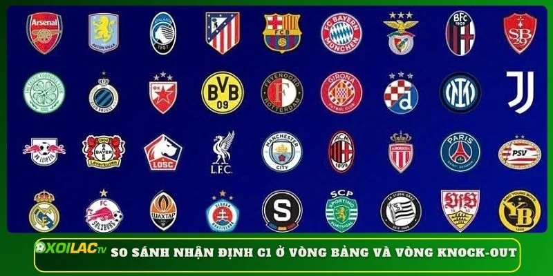 So sánh nhận định C1 ở vòng bảng và vòng knock-out